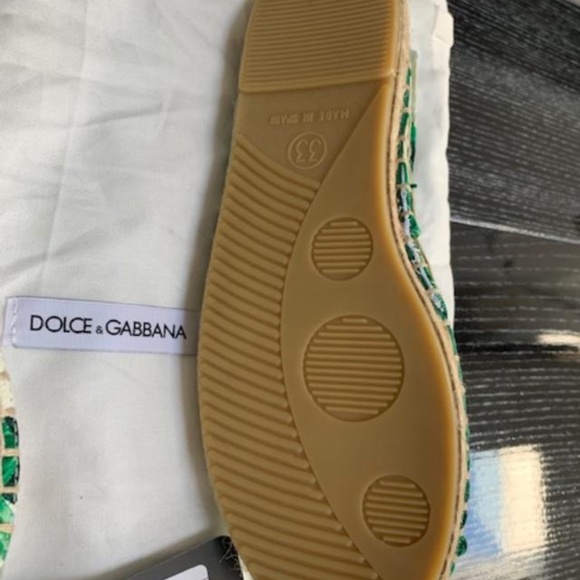 DOLCE GABBANA ESPADRILLES KIDS SIZE 33 BRAND NEW - Picture 5 of 7